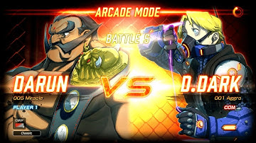 DARUN VS D.DARK - FIGHTING EX LAYER - PS4 (HARD) #5