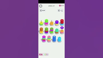 (SOLVED) LEVEL 417 - COLOR HOOP STACK