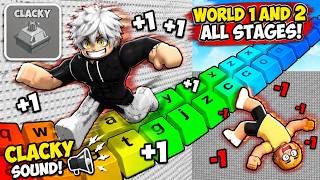 CLACKY KEYS +1 Speed Keyboard Escape Candy & Chocolate World 1 and 2 All Stages-SKYXHEMANT