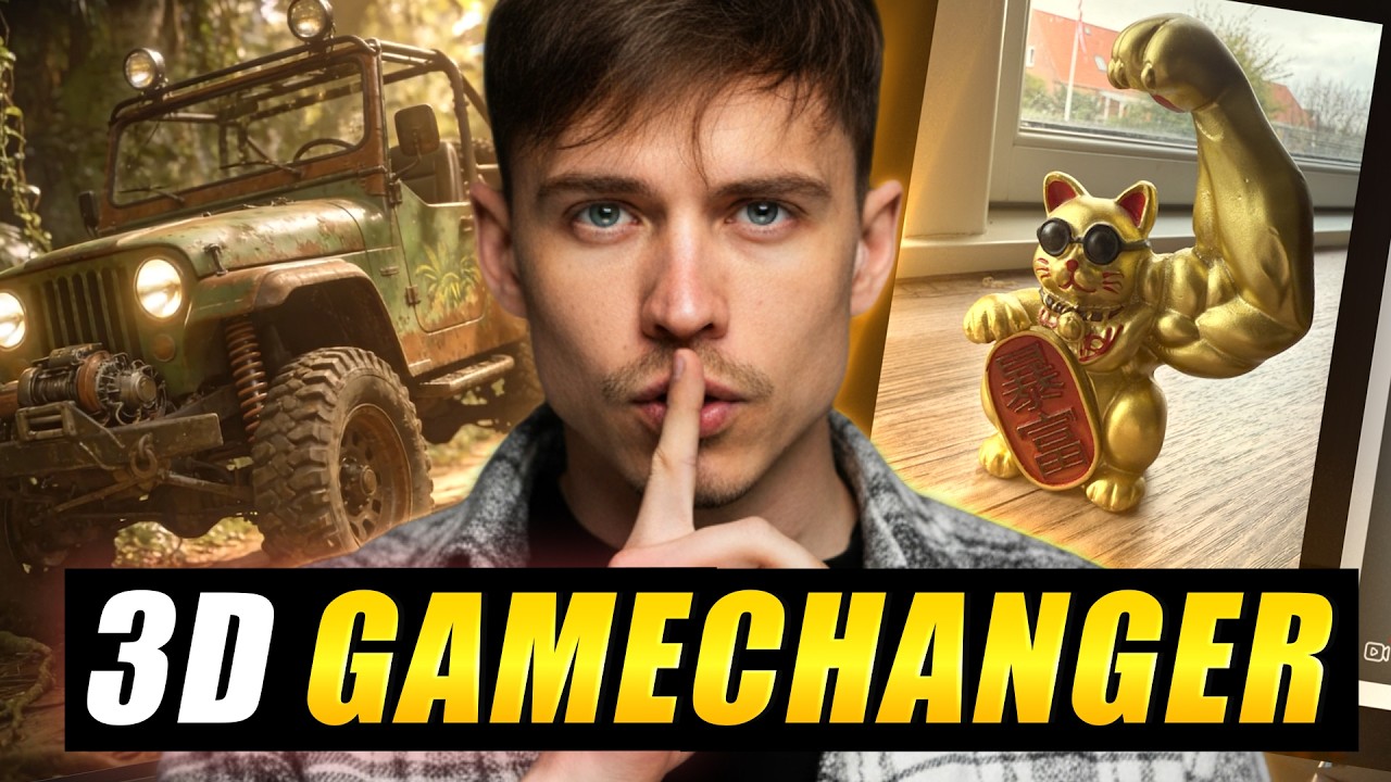 Как создавать и модифицировать любые 3D-модели с помощью ИИ! Представляем Hyper3D Rodin Gen-2 и E...