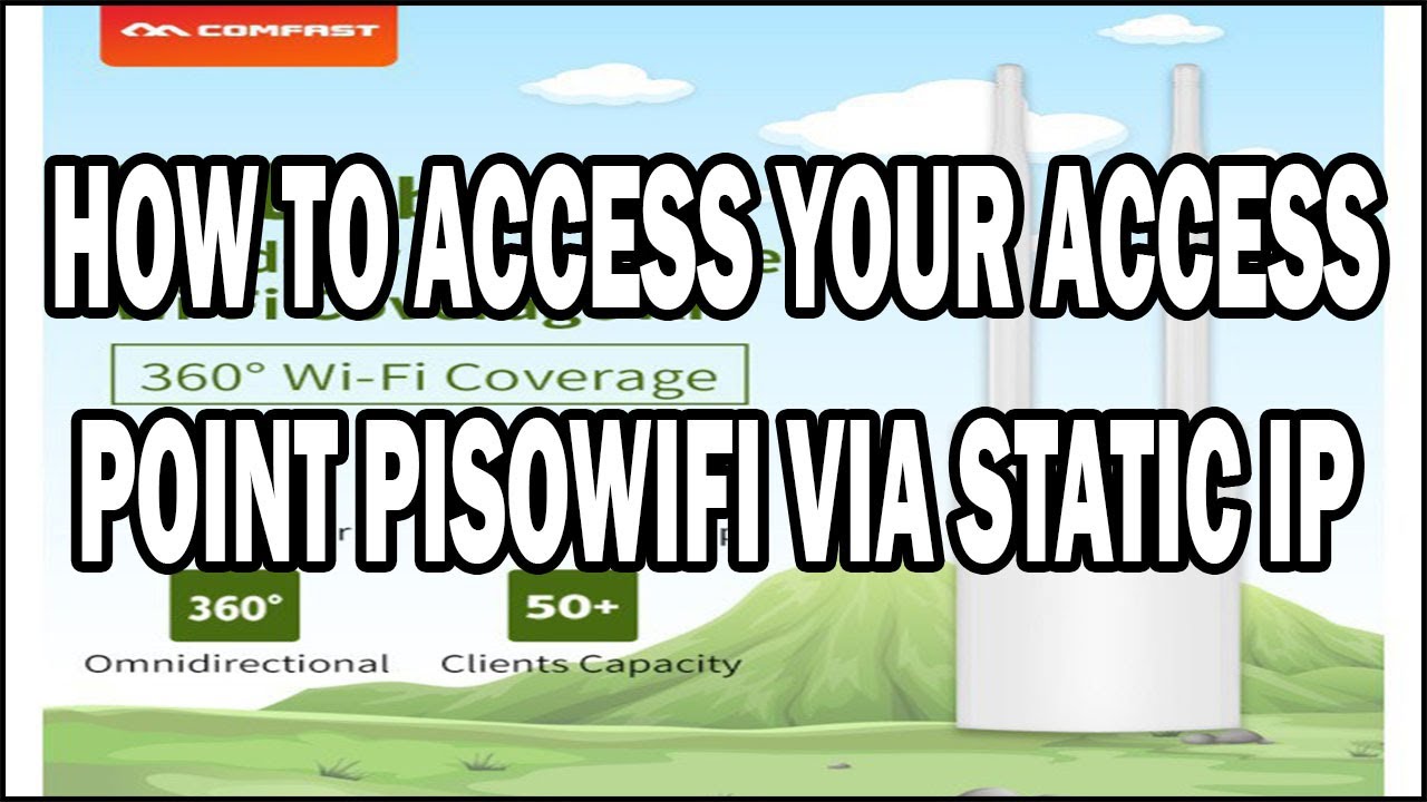 ACCESS YOUR ACCESS POINT PISOWIFI VIA STATIC IP YouTube