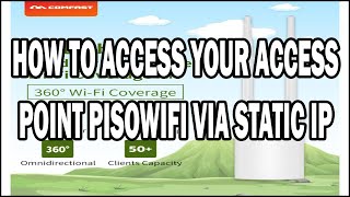 ACCESS YOUR ACCESS POINT PISOWIFI VIA STATIC IP screenshot 5