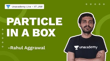 Particle In a box| IITJAM 2022l Rahul Aggrawal | UnacademyLive