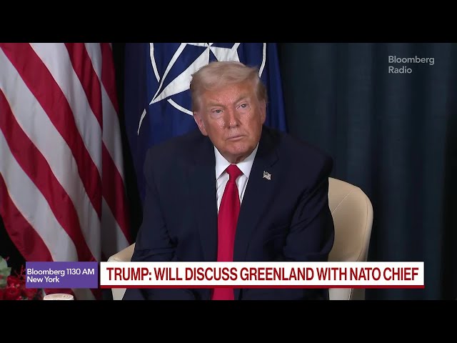 Trump Says He Will Discuss Greenland With NATO Chief Rutte
