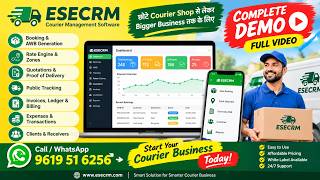 Full Courier Software for Small Business | Courier Billing Software | Courier CRM Tutorial News