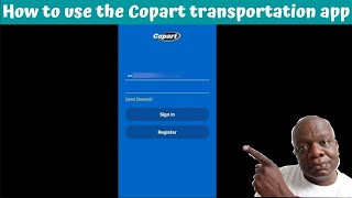 How to setup and use the Copart transportation app screenshot 2