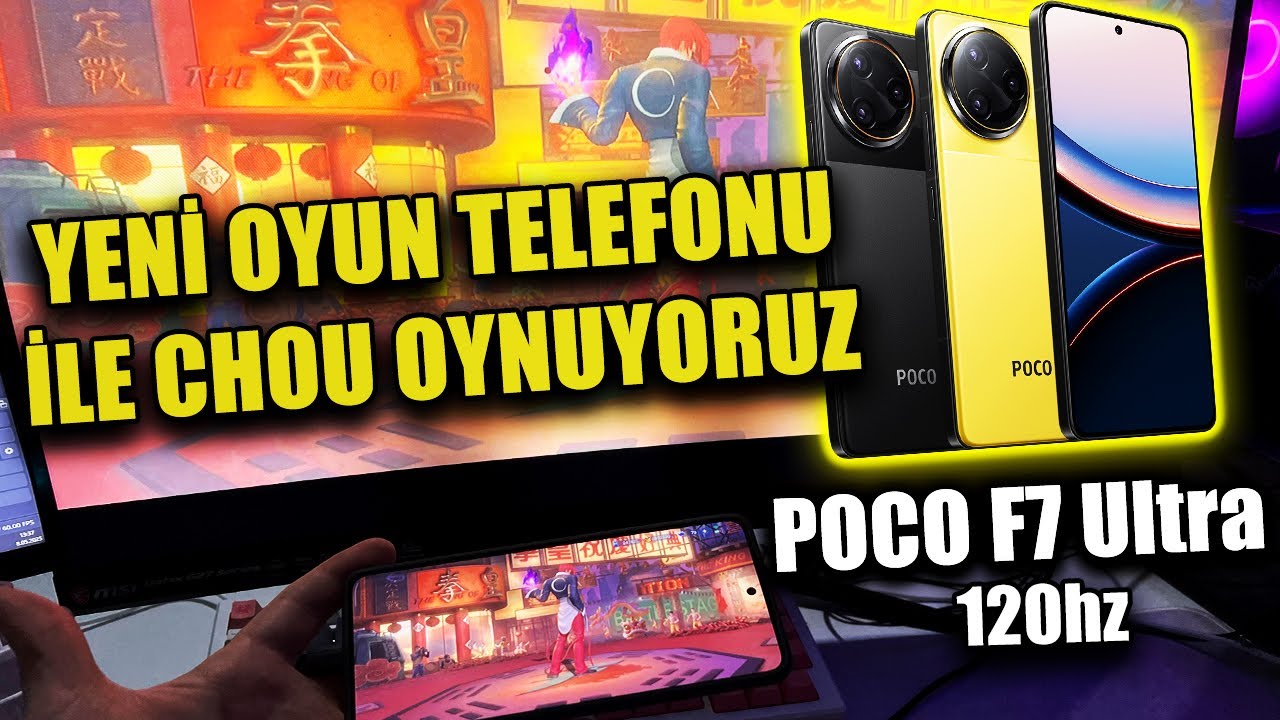 YENİ OYUN TELEFONU İLE CHOU OYNUYORUZ!! POCO F7 Ultra Mobile Legends