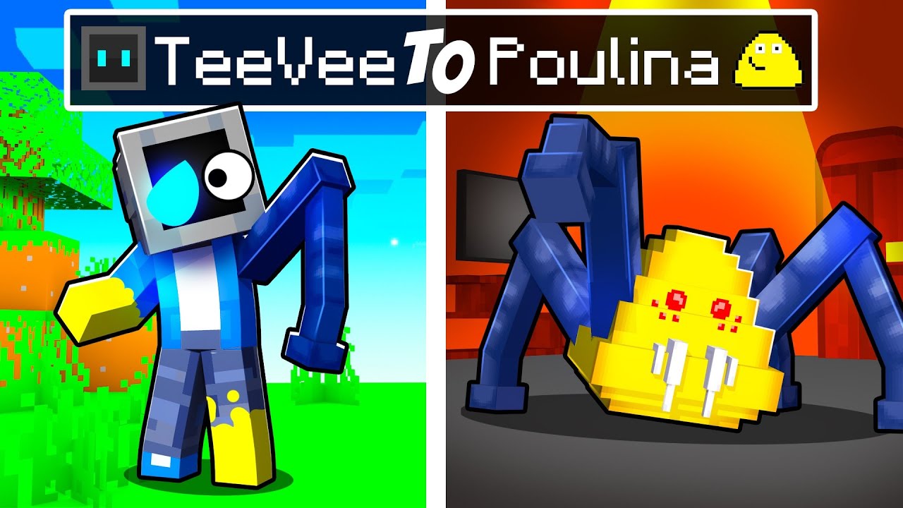 From TeeVee to POULINA in Minecraft!