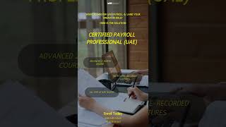 #UAEPayroll #PayrollProfessional #HRPayroll #PayrollCertification #UAEHR #HRCareers