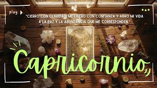 CAPRICORNIO ♑ Irte no es perder… es abrirte a la abundancia. Esta decisión te da la paz tanto buscas
