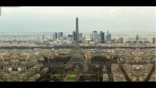 Eiffel Tower destruction by eartquake