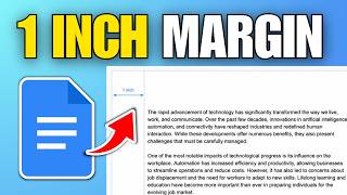 How To Set 1 Inch Margins In Google Docs (Quick Guide)