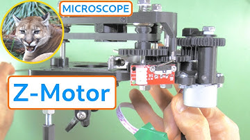 Fitting a stepper motor to the Z-stage of the PUMA open source microscope