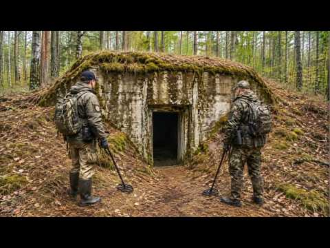 Забытый военный склад в немецком бункере: находка, которая удивила всех.