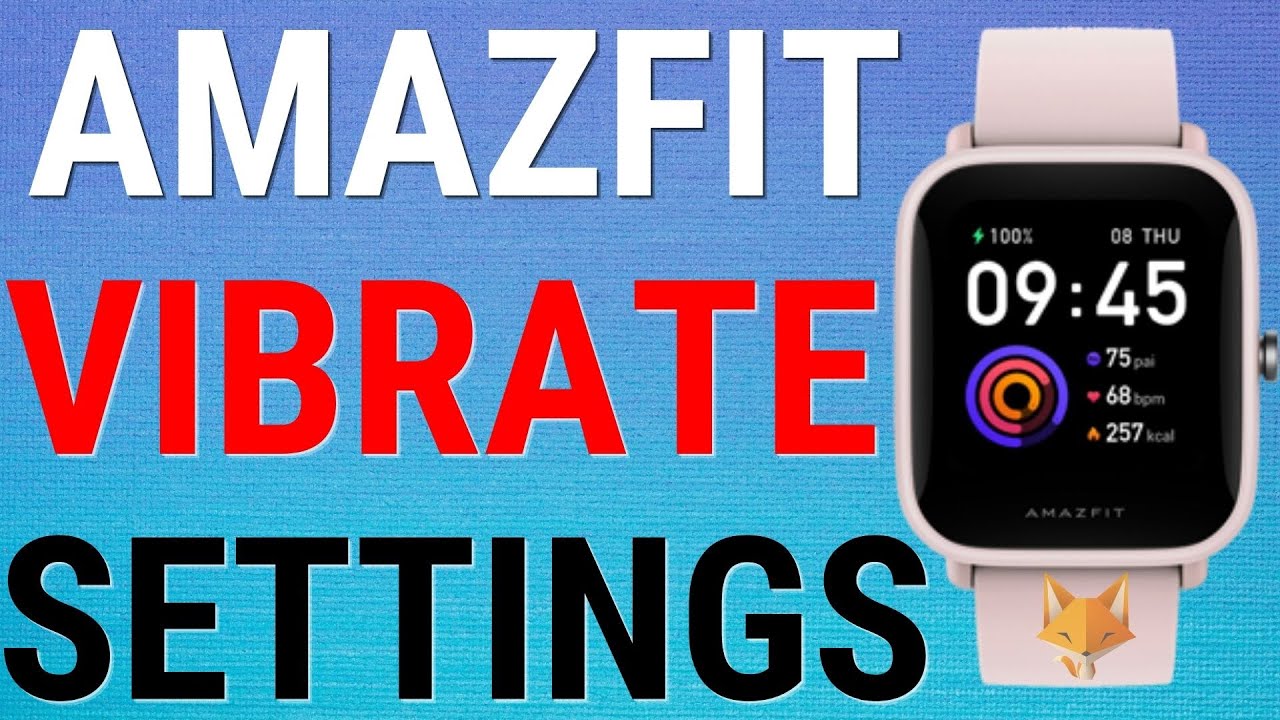 How To Enable & Disable Vibration On Amazfit Watches - YouTube