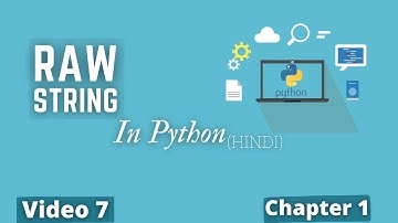 Raw String in Python 🔥💻 | #7 Python Training in Hindi | Python Tutorial for Beginners
