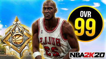 LEGEND 99 OVERALL MICHAEL JORDAN BUILD in NBA 2K20