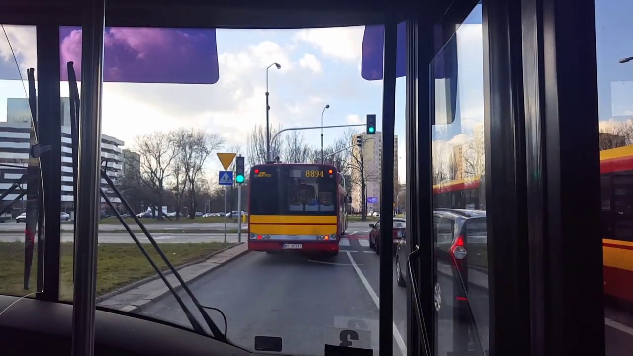 Przejazd: Solaris Urbino 18 III #8175 MZA Warszawa Linia 709