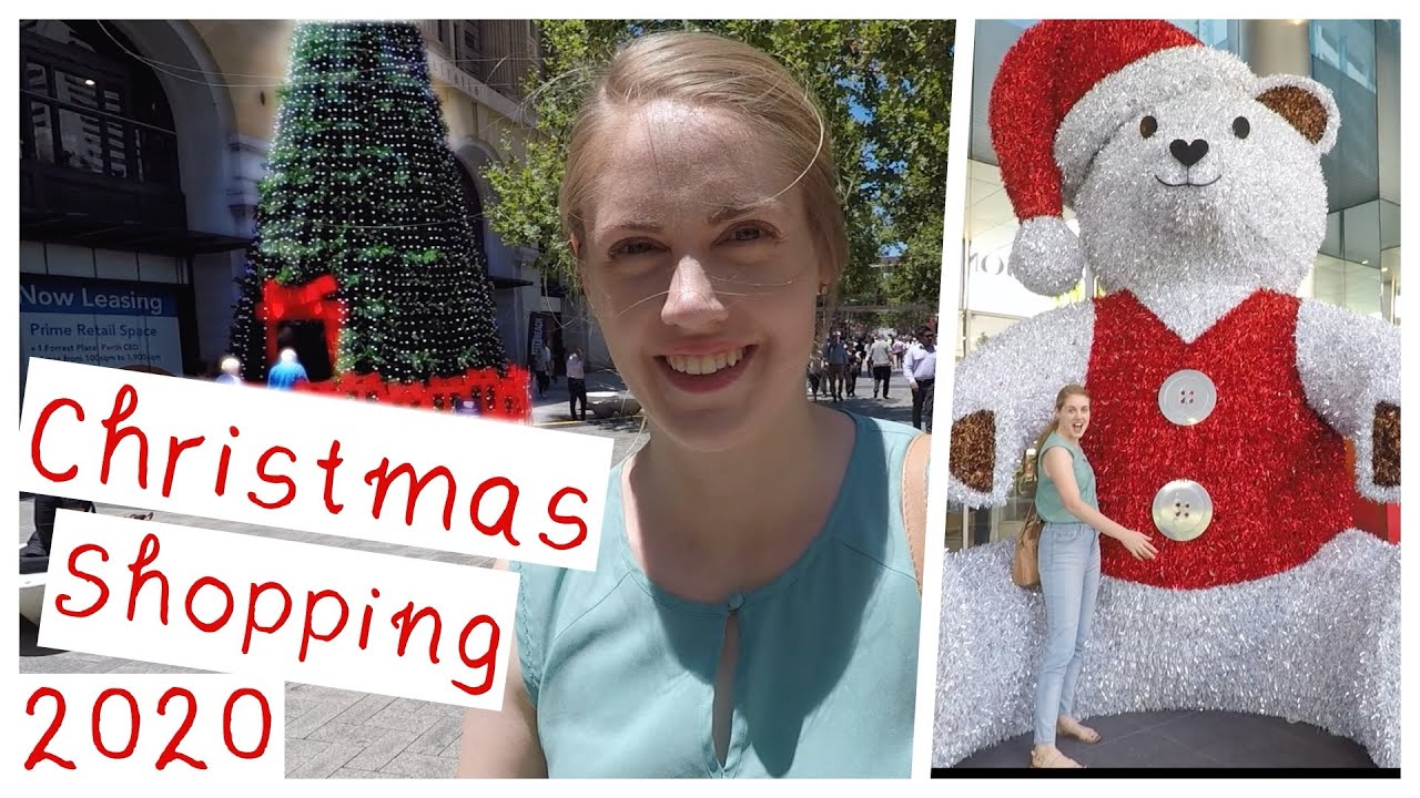 Christmas Shopping in Perth City 2020 - YouTube