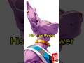 Why Beerus Is STILL Hiding His True Power  #goku #anime #dbs #dragonballsuper #manga #shorts