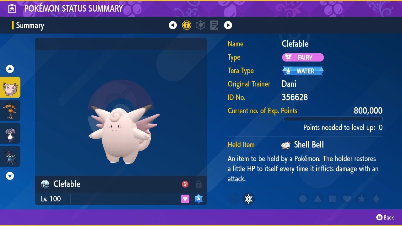 Clefable - Solo - 7 Star Skeledirge Raid - Pokemon Scarlet/Violet