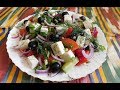 салат греческий/очень вкусно и полезно/осон,бринзали,байрам, салатлар/salatlar tayyorlash uzbekayoli