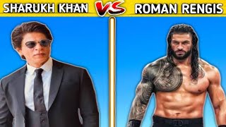 Sharukh Khan VS Roman Reigns || #trending #viral #comparison #vs