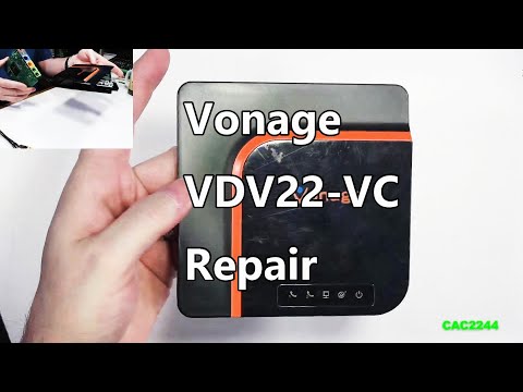Vonage box VDV22-VC repair.