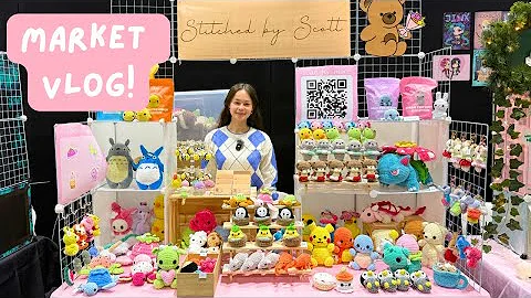 holiday crochet market vlog! | my WORST market ever?! | come with me to my last market of the year