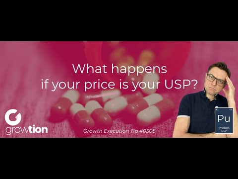 What happens if your price is your USP?