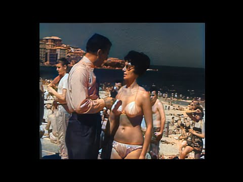 AI Colorized | Should the bikini be banned? (1961) - DeOldify