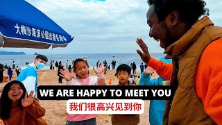 BLACK MAN SHOWS UP AT CHINESE BEACH AND THIS HAPPENS.....THEY WERE SURPRISED!!