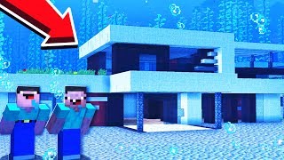 2 NOOBS BUILD AN UNDERWATER MANSION!