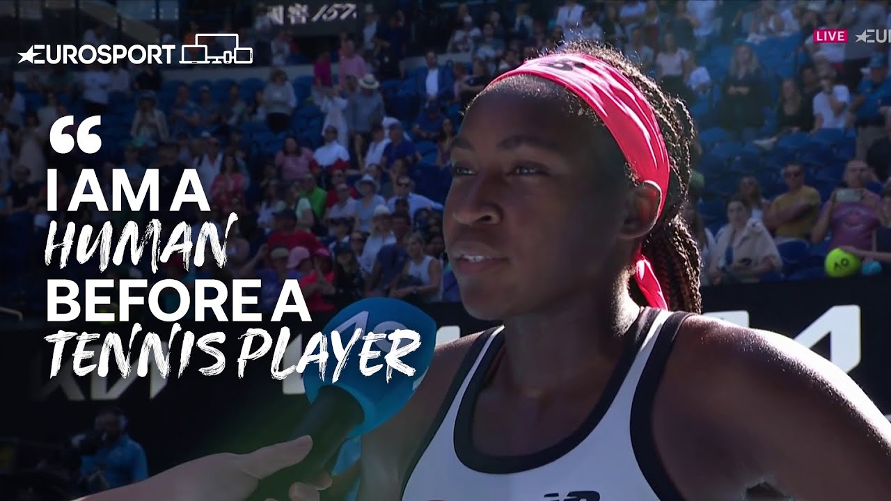 Superb Coco Gauff interview on using her platform, TikTok dances & AO