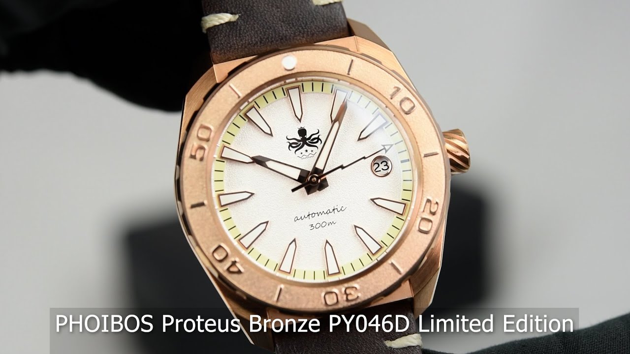 PHOIBOS Proteus Bronze PY046D Limited Edition - YouTube