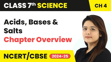 Acids, Bases and Salts - Chapter Overview and Complete Strategy | Class 7th Science Ch 4 | CBSE