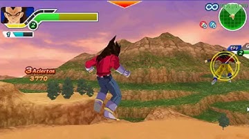 Goku ssj4 vs vegeta ssj4 Dbz ttt