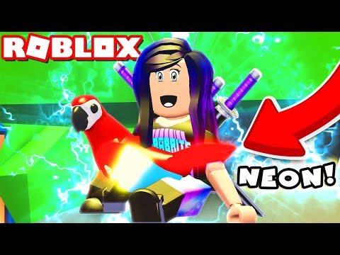 We Made A Neon Parrot In Roblox Adopt Me - 