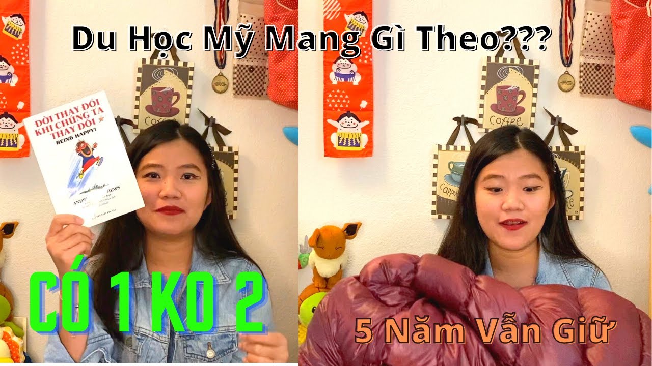 Outline Video Hành Lý Cần Đem Theo Khi Đi Du Học Mỹ | All We Need for a Trip to Study in US