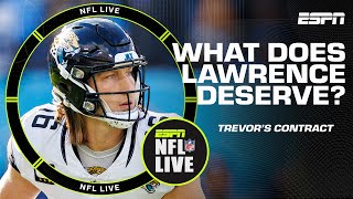 Does Trevor Lawrence DESERVE ELITE MONEY?  | NFL Live