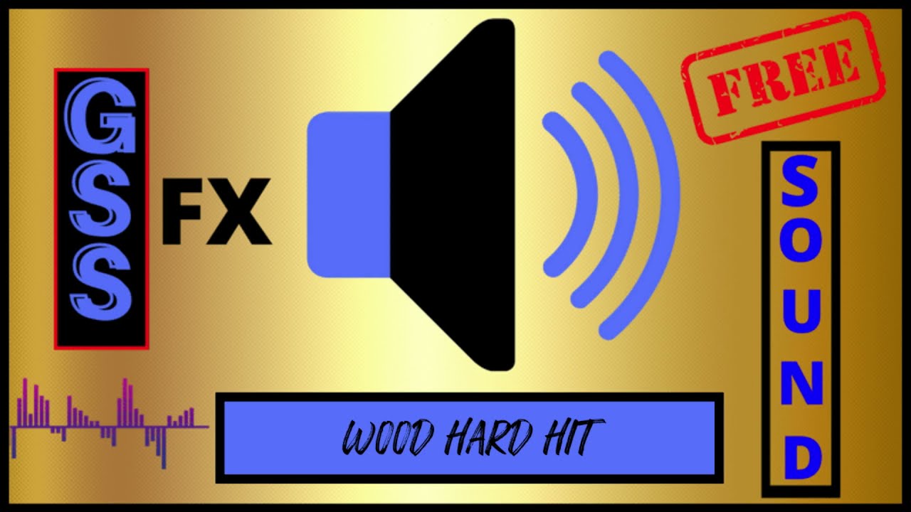 wood hard hit -  Sound Effect HD (No Copyright Sound)