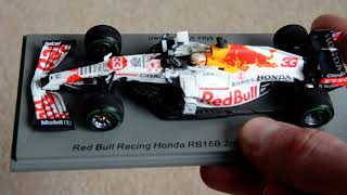 Spark RedBull Racing RB16B - Max Verstappen 2021 Turkish GP 2nd place special livery 1:43 review