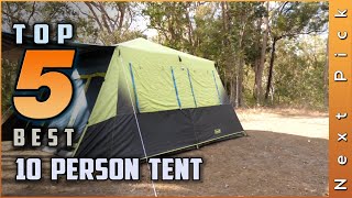 Top 5 Best 10 person Tents Review In 2024 | For Camping In Cold Weather