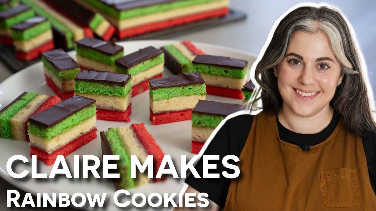 Claire Saffitz Makes Perfect Rainbow Cookies | Dessert Person