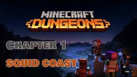 Minecraft Dungeons  Squid Coast Walkthrough ( No Commentary )