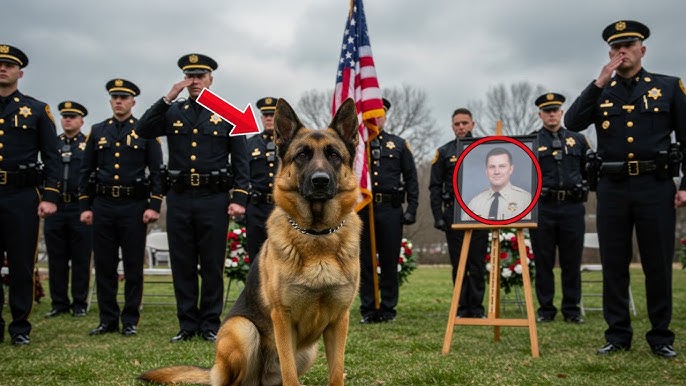 During a Memorial Ceremony, the Dog Does Something Unexpected in Front of  All the Officers! - YouTube