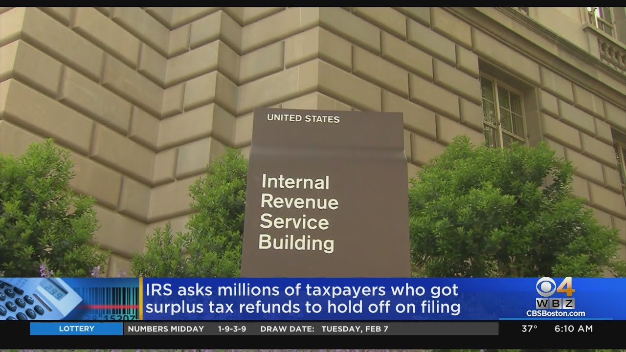 IRS Asks Taxpayers In Massachusetts Other States That Issued Tax 