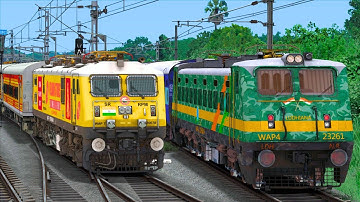 TRAIN LOOP LINE HIGH SPEED CROSSING | BUMPY RAILROAD | Train Simulator | Railworks | NTG GAMING