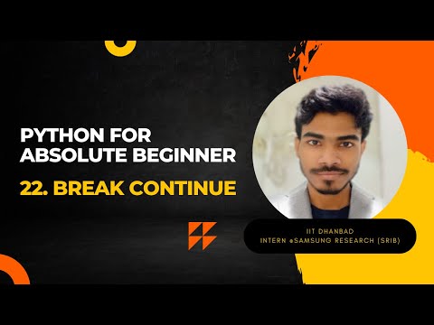 How to work with break and continue in Python | Learn Coding With Debmalya | #python #beginners