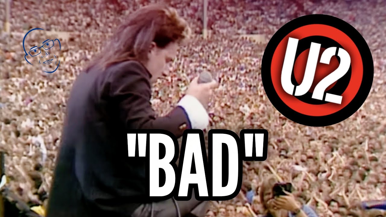 GUITAR TEACHER REACTS to U2's "Bad" at Live Aid 1985
